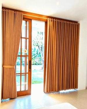 Gorden Blackout Minimalis Gold Warm – Gorden Jendela & Pintu Geser Kayu Gorden Blackout Minimalis Gold Warm – Gorden Jendela & Pintu Geser Kayu